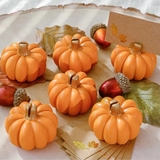 Kate Aspen Orange-Colored Pumpkin-Shaped Place Card Holders (Set of 6)