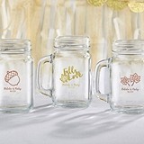 Kate Aspen Personalized 12 oz. Mason Jars with Fall-Themed Designs