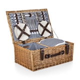 Picnic Time "Belmont" Handwoven-Willow Picnic Basket (Service for 4)