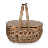 Picnic Time "Sequoia" Handwoven-Willow Insulated Picnic Basket