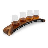 Legacy "Lowlands" Whiskey Flight Tasting Set with Glencairn Glasses