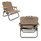 Oniva by Picnic Time 'Descanso' Padded Beach Chair (Shale Brown)