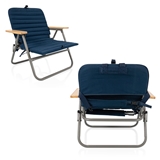 Oniva by Picnic Time 'Descanso' Padded Beach Chair (Navy Blue)