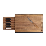 Toscano "Formaggio" Acacia-Wood Cheese Board and Tools Set