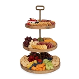 Toscana by Picnic Time "Tapas" 3-Tier Serving Tray