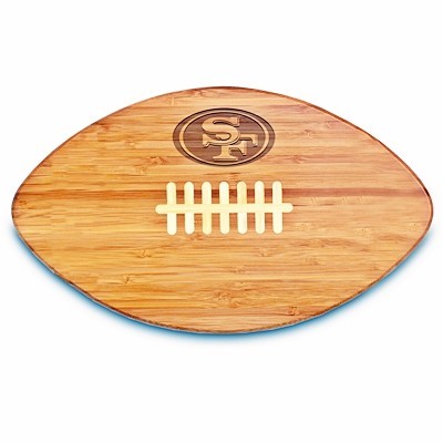 Officially-Licensed NFL Team Logo Pro-Football-Shaped Cutting Board