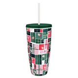 Wrapped Presents Motif Double-Walled 22oz Grayson Travel Tumblers (Set of 4)