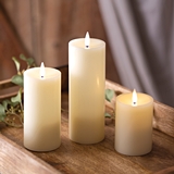 CTW Home Collection Infinite-Wick Wax Flameless Pillar Candle (3 Sizes)