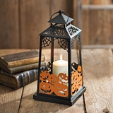 CTW Home Collection Decorative Jack-o-Lantern Pumpkins Motif Candle Lantern