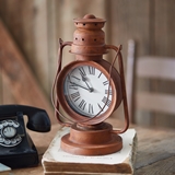 CTW Home Collection Vintage-Inspired Lantern Repurposed as a Clock