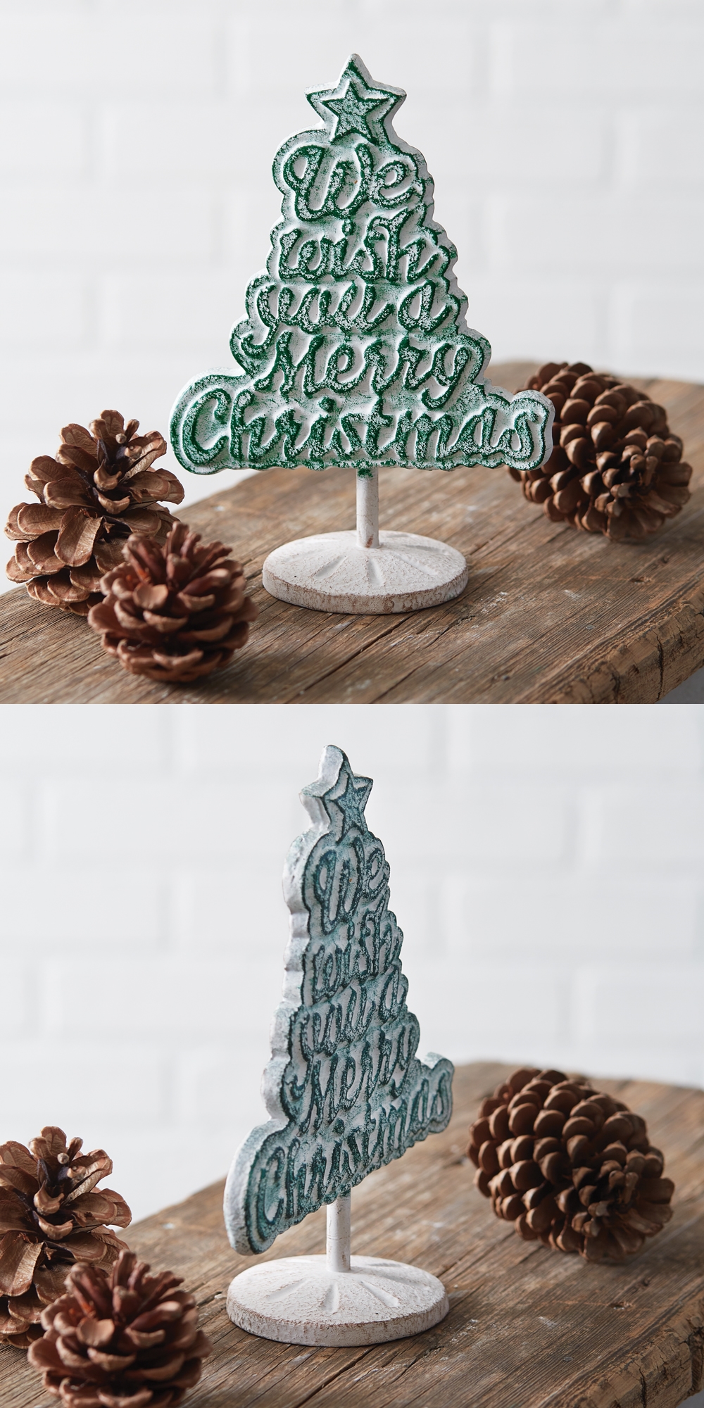 CTW Home Collection 'We Wish You A Merry Christmas' Cast-Iron Tabletop Sign