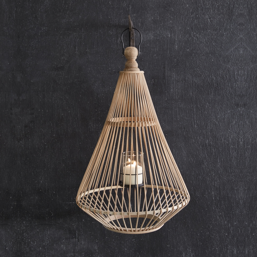 CTW Home Collection Tropical "Leilani" Rattan Lantern