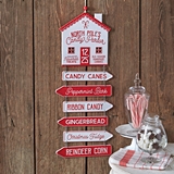 CTW Home Collection North Pole's Candy Parlor Directional Sign