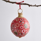 CTW Home Collection Oversized Christmas Design Paper Mache Ornament