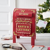 CTW Home Collection Festive Tabletop Santa's Letters Box