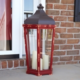 CTW Home Collection Large "Friedrich" Lantern with LED Candles