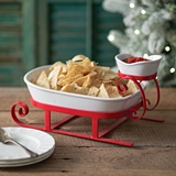 CTW Home Collection Festive Holiday Sled Party Platter