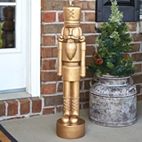 CTW Home Collection Regal Gilded Nutcracker Statue
