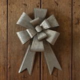 CTW Home Collection Oversized Galvanized-Metal Holiday Bow