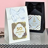 Personalized Metallic Foil Birthday Goody Bags (Set of 12)