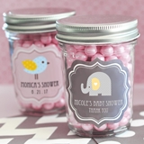 Event Blossom Delightful Personalized Mini Baby Shower Mason Jars