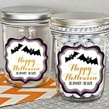 Personalized Spooky Halloween Miniature Mason Jars