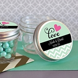 Choose Your Theme Personalized Small 4 ounce Mason Jars