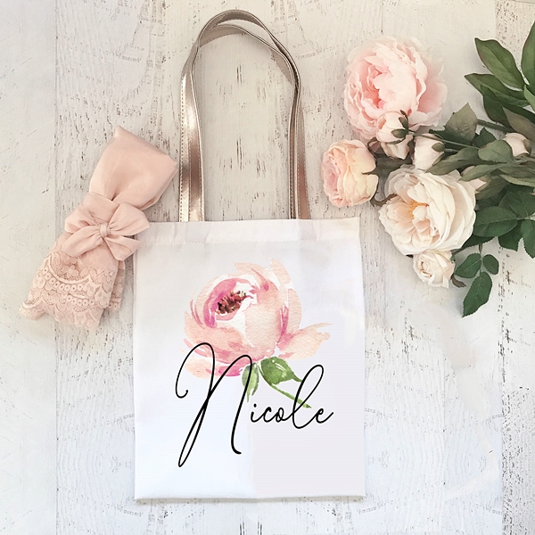Birthday Gift Tote Bag Customized with Name