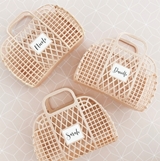 Event Blossom Personalized Retro-Style Plastic Jelly Bag