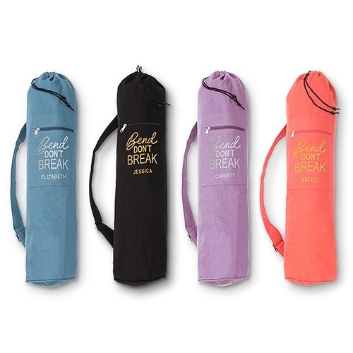 personalized yoga mat bag