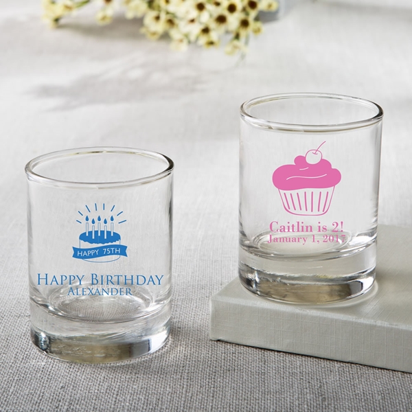 Silkscreened Collection Personalized Birthday Designs Shot Glasses Personalized Ts And