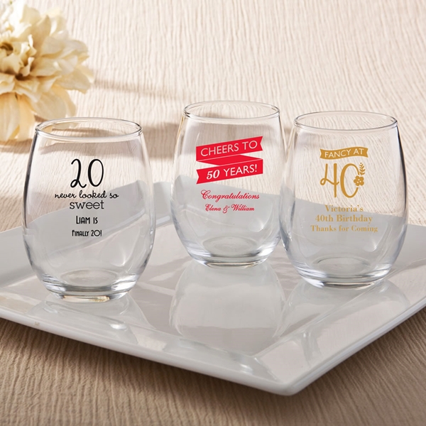 party favor glasses personalized