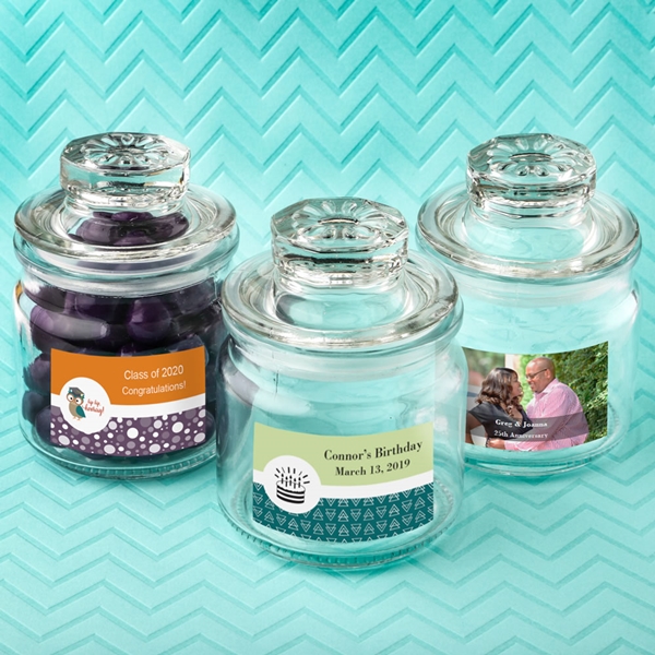 Download Personalized Expressions Collection Glass Cookie Jar with ...