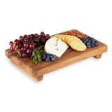 Footed Design Acacia-Wood Serving Board by Twine Living