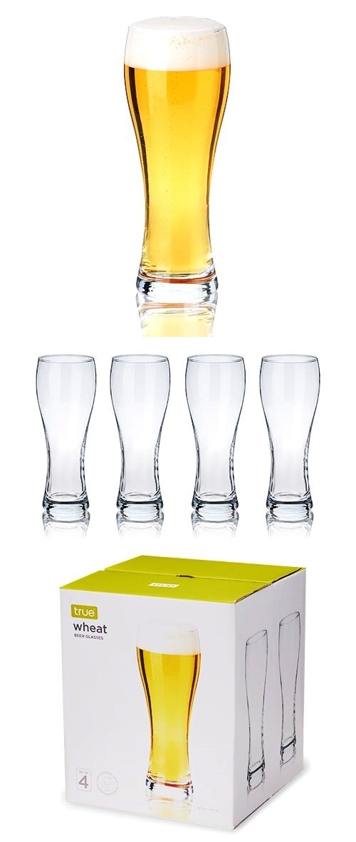 Pint Glasses - Set of 4, Beer Glasses